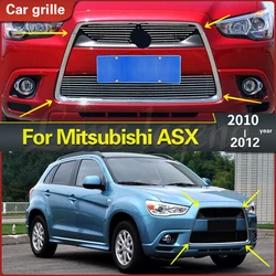 ABS chrome grille trim around Racing grills light bar trim For 2010-2012 Mitsubishi ASX Racing Grills