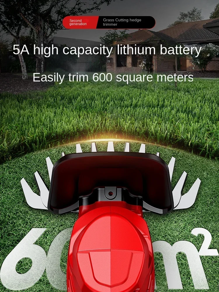Lithium Electric Multi-function Lawn & Hedge Trimmer Lightweight Powerful