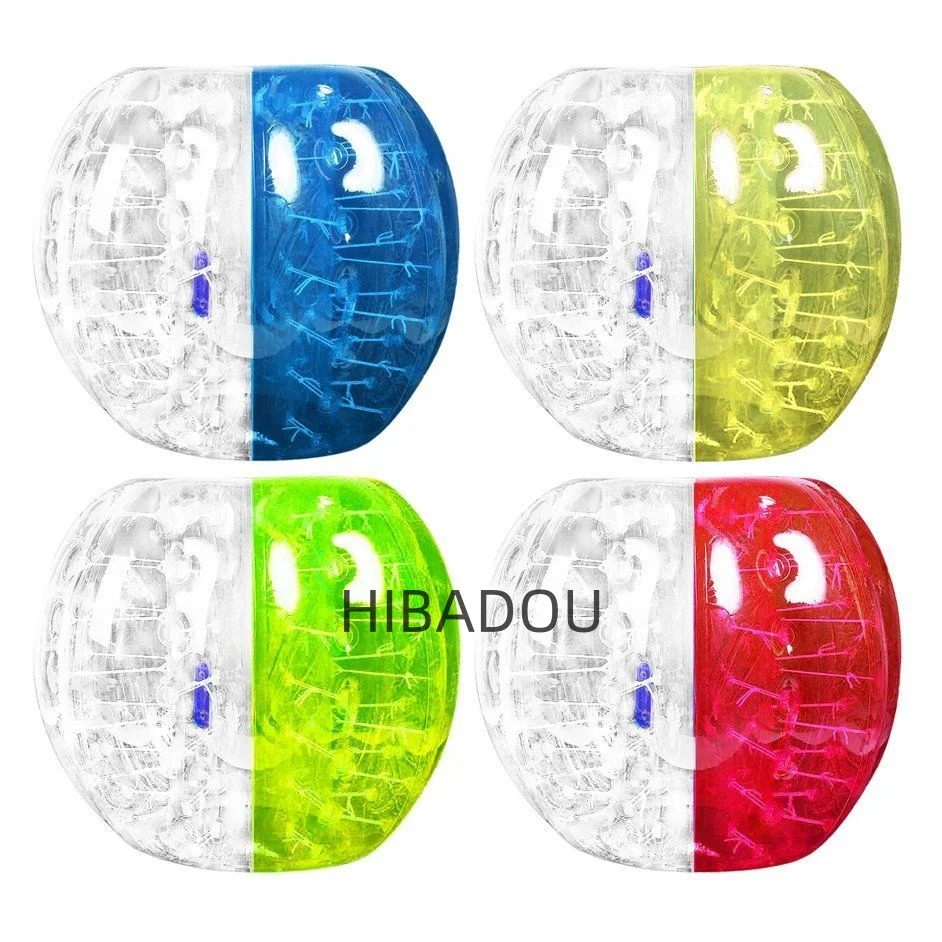 HIBADOU กันชนลูกฟุตบอลชุด,4ft,1.2 M ลูกกันชนพอง, มนุษย์ยักษ์หนูแฮมสเตอร์ Body Zorb Ball