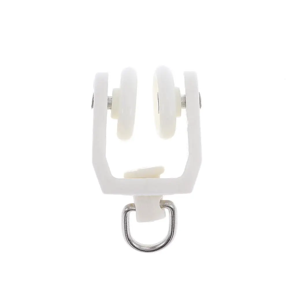 الجانب جدار الستار المسار الأجهزة مجموعة البلاستيك الستار المسار مجموعات سقف معدني الستار المسار المسار بكرات لمسار السقف #2