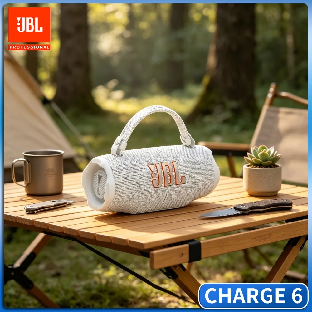 Roof Meet Punchy Bass JBL CHARGE6 Bluetooth Speaker RGB Handsfree IP67 Waterproof Dual Driver TF Stereo Audio