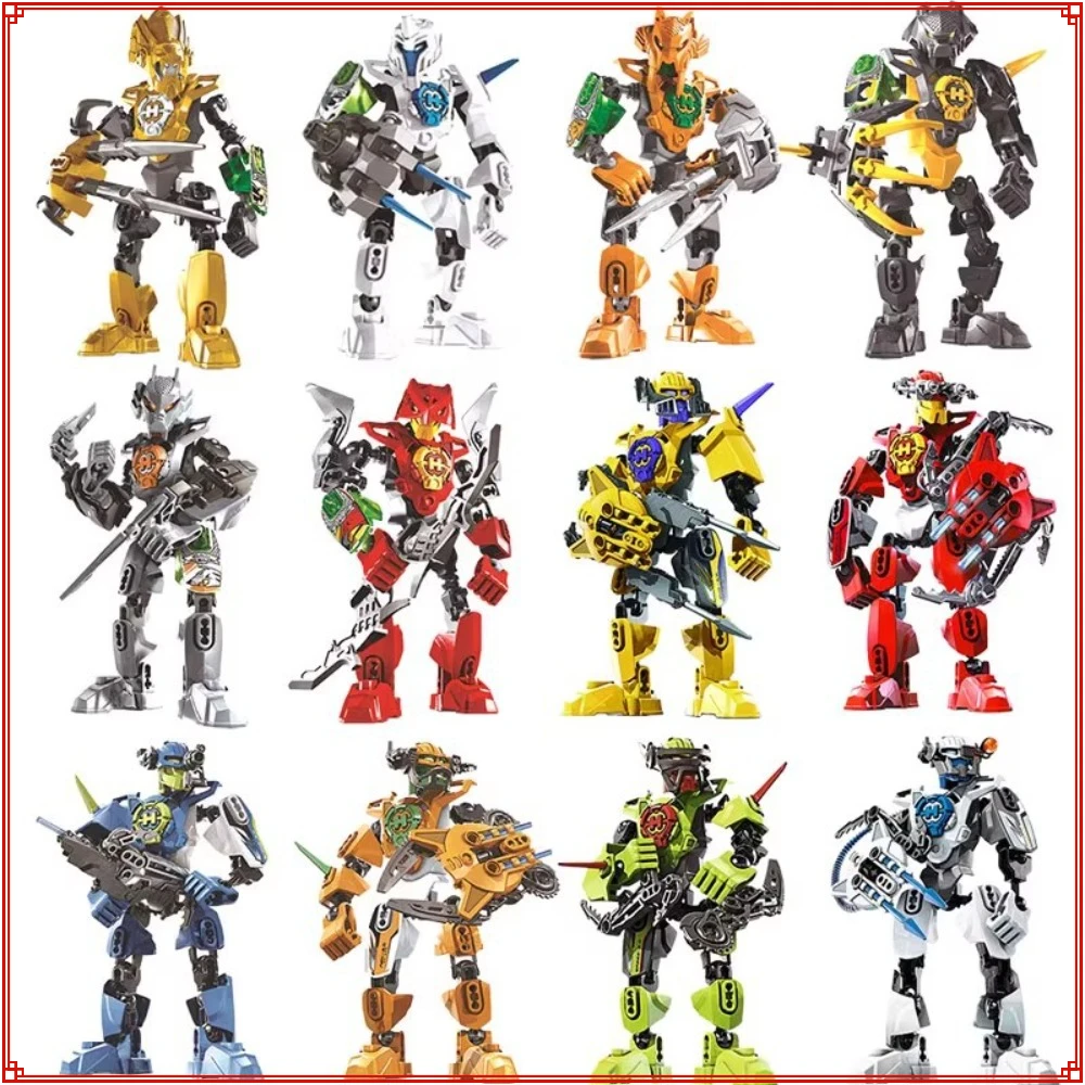 Limited Edition Hero Factory Star Warrior Assemble Building Blocks Children's Puzzle Toys Ornament Model Decoration Hobbies Gift