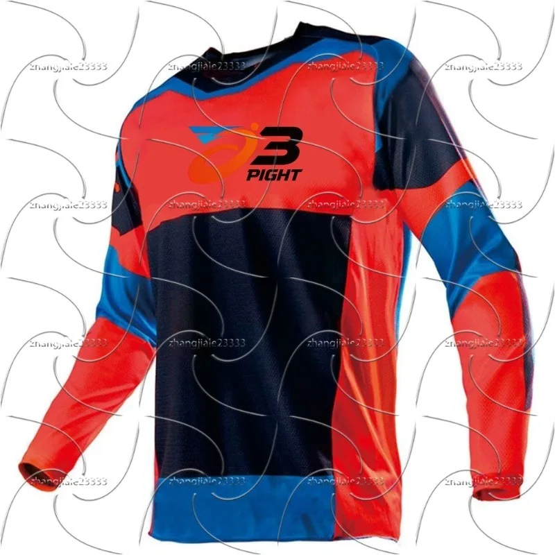 تي شيرت رجالي لعام 2026 للدراجات النارية على الطرق الوعرة يسمح بالتهوية وسريع الجفاف، قميص رياضي بأكمام طويلة على الطرق الوعرة