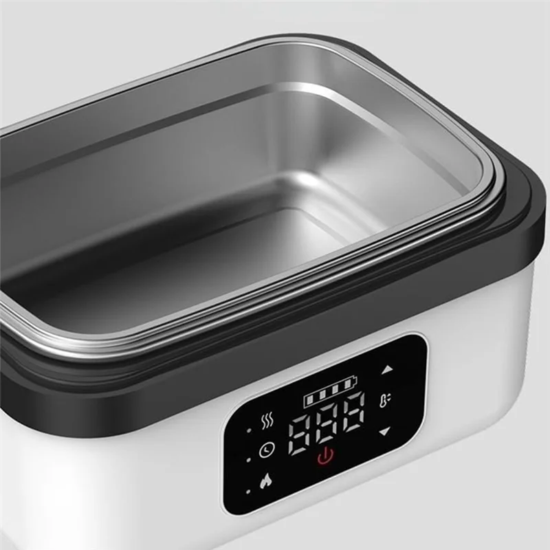 A83X - Bezprzewodowy Elektryczny Podgrzewacz do Jedzenia dla Dorosłych, Pojemność 1L, Przenośny, Samonagrzewający się, do Użytku Wewnętrznego i Zewnętrznego, Biura, Kempingu, Wtyczka UK
