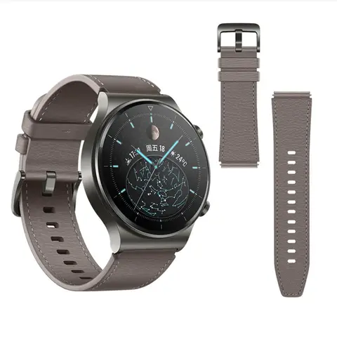 22mm Strap for Huawei Gt2 Pro Band Genuine Leather Watchband GT 2 Pro Bracelet Accessories Sport Wristband Quick Release Bands