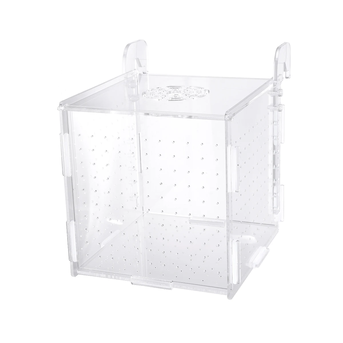

Multifunctional Transparent Tank Breeding Isolation Box Acrylic Aquarium Incubator For Betta Guppy Hatchery Hook Pattern
