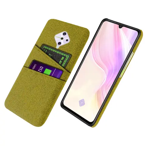 V17 para vivo v17 caso tecido de luxo capa cartão duplo para vivo 1920 coque para vivo v17 rússia vivo s1 pro funda v1945a vivov17