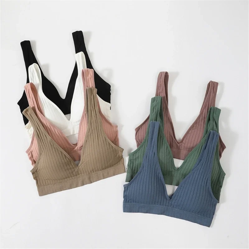 

Women Push Up Sports Bra Top Shockproof Fitness Gym Sports Bra Padded Bralette