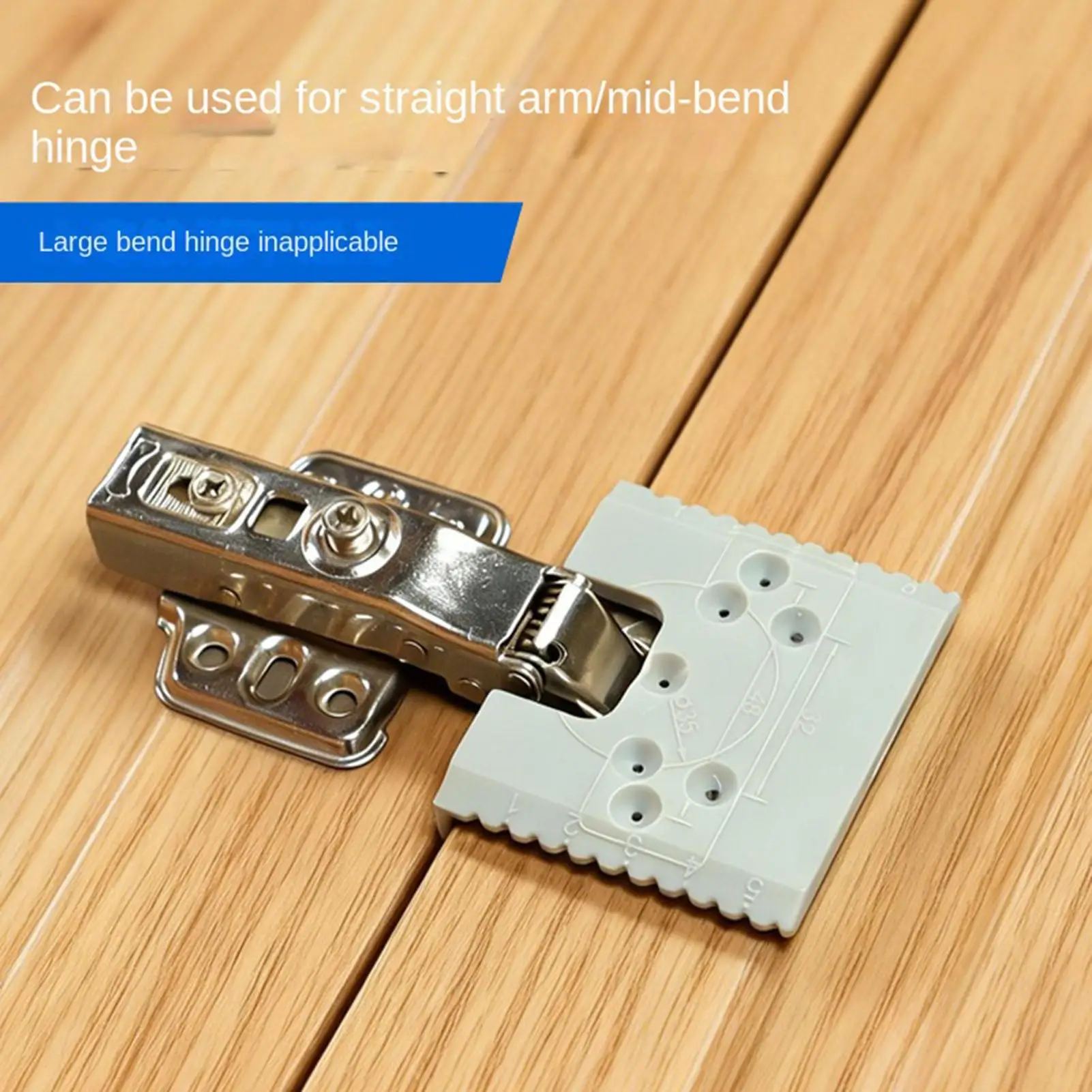 Magnetic Hinge Quick Installation Positioning Piece Cabinet Door Installation Point Fixed Plate Woodworking Panel Hinge Jig Tool