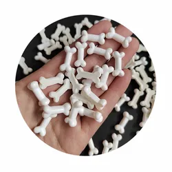 Cute Mini Cartoon White Bone Flat Back Resin Cabochons Scrapbooking DIY Jewelry Craft Decoration Accessories