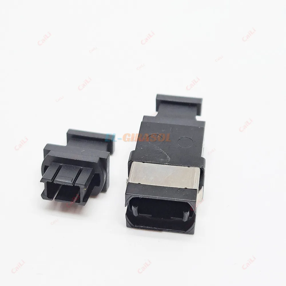 High Quality 10Pcs Black MPO MTP Adapter Fiber Optic Flange Coupler Optical Connector  Black  PC Material Low insertion loss