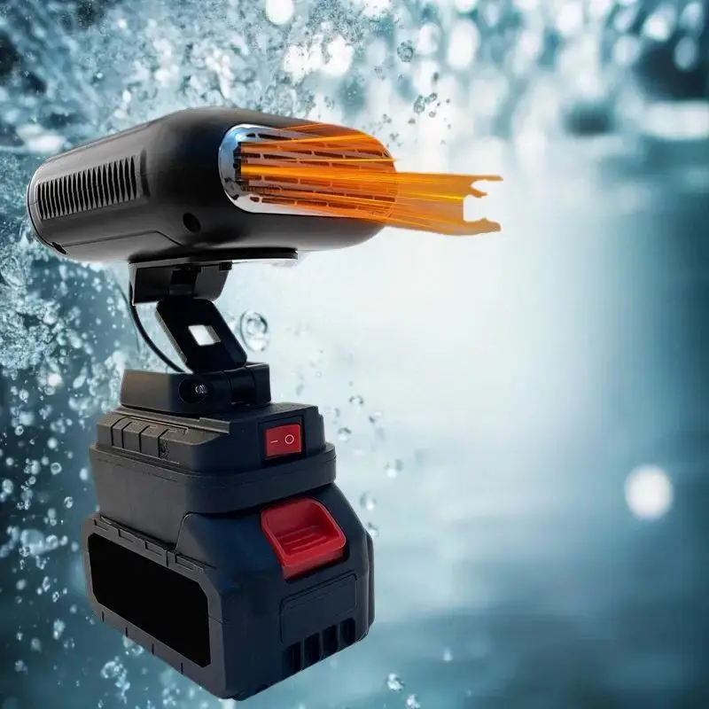 

1 шт., 21 В, автомобильный обогреватель/охладитель с литий-ионным аккумулятором, обеспечивает подогрев воздуха и зарядку с 2 портами USB