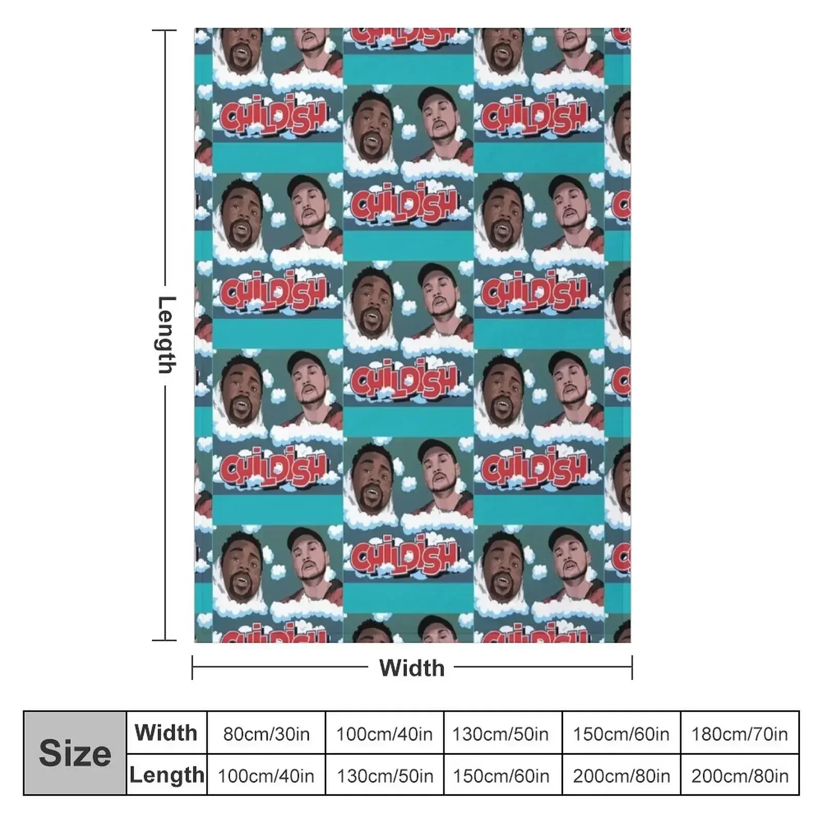 CHILDISH TGFBRO Throw Blanket Extra Large Throw Hairys Plush Blankets