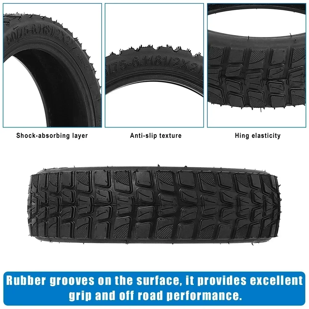 8,5 Zoll Offroad-Außenreifen für Xiaomi M365 1S Pro2 für Gotrax Gxl V2 Scooter 50/75-6.1 Reifen 8 1/2x2 8,5" Innenschlauch Reifen Ersatzteile – Detail 4