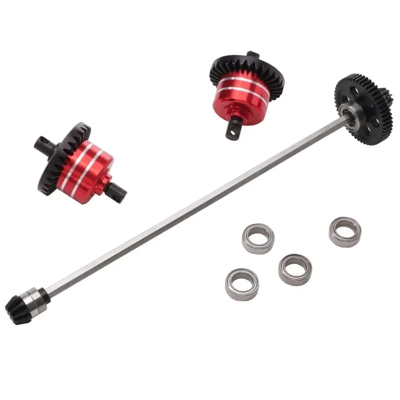 

FOR MJX 14211 1/14 SCT Chromium Steel Center Shaft & Differentials Set Front/Rear Upgrade Kit for RC Truck