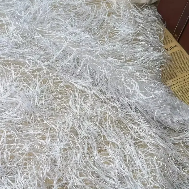 قميص من نسيج الحرير الذهبي والفضي بشرابة لتزيين الفستان من القماش المصمم مصنوع يدويًا إكسسوارات ذاتية الصنع #2