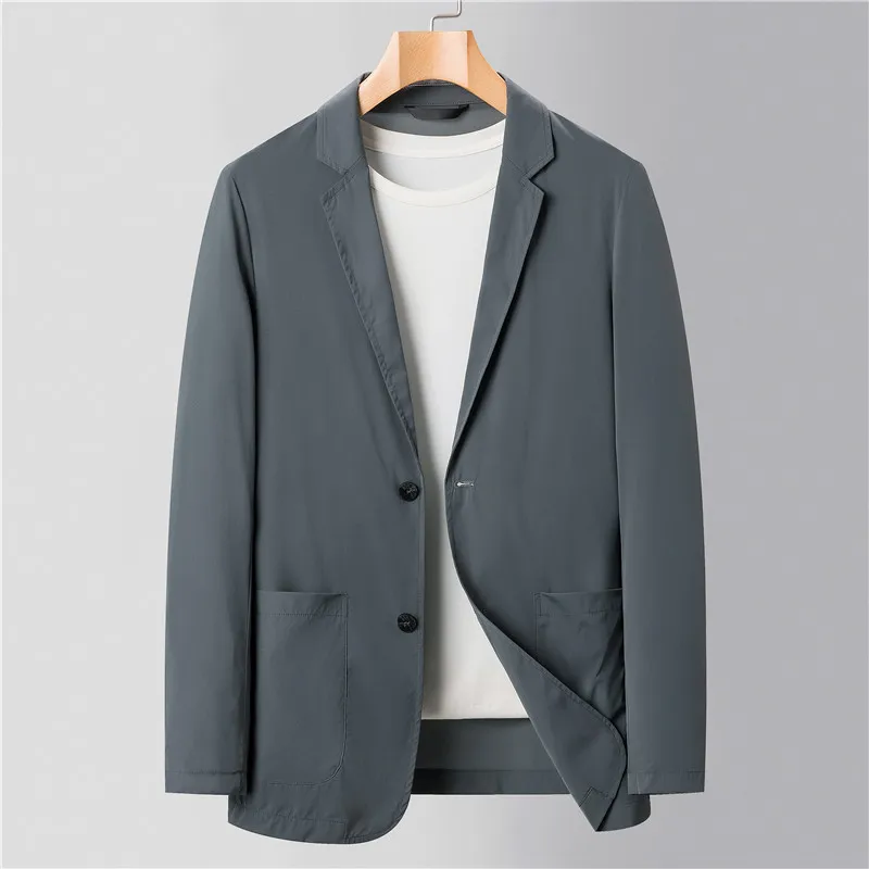 

1053-Men's casual spring and autumn suit, men's loose coat