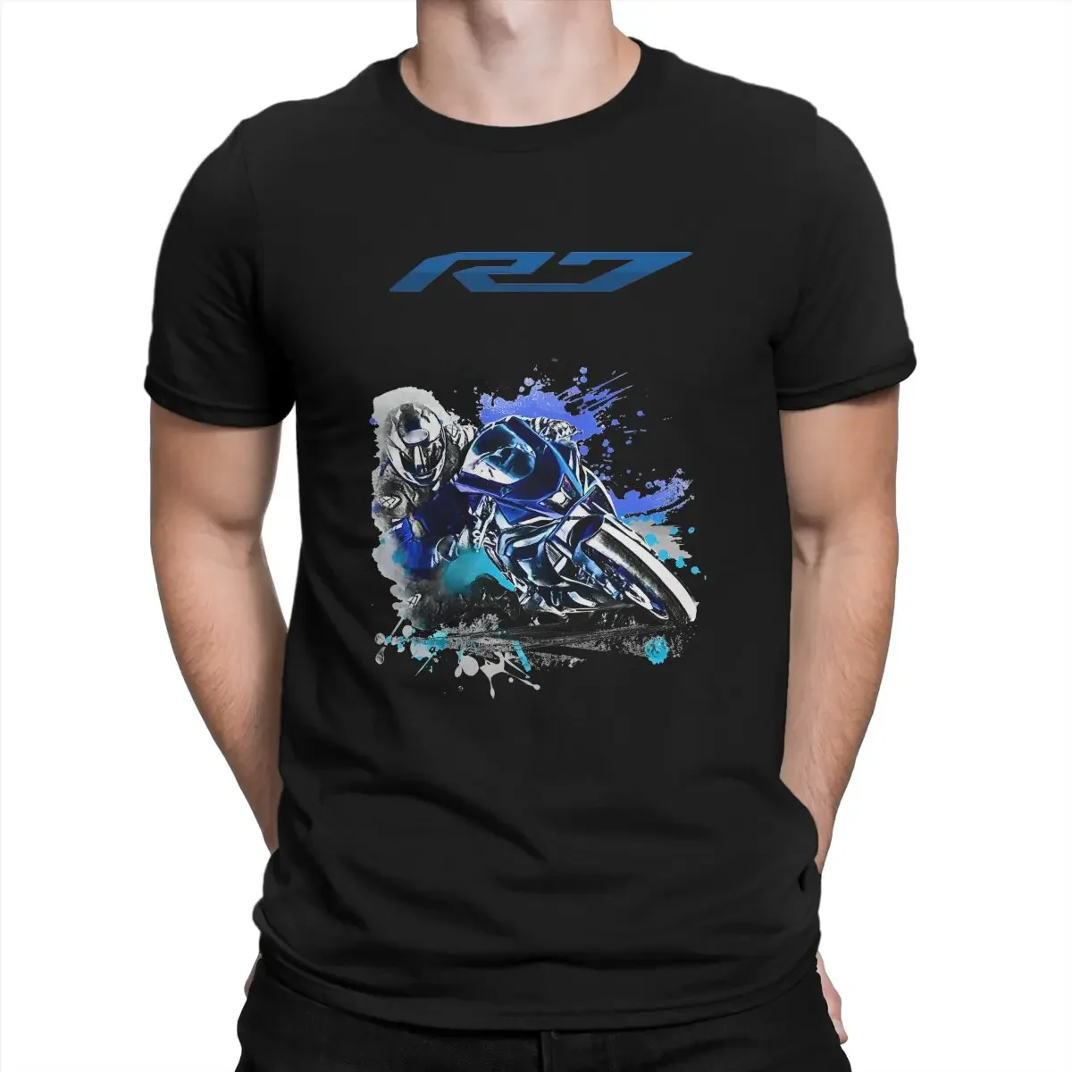 R7 2022 Men TShirt Y-Yamaha Crewneck Tops 100% Cotton T Shirt Humor Top Quality Gift Idea