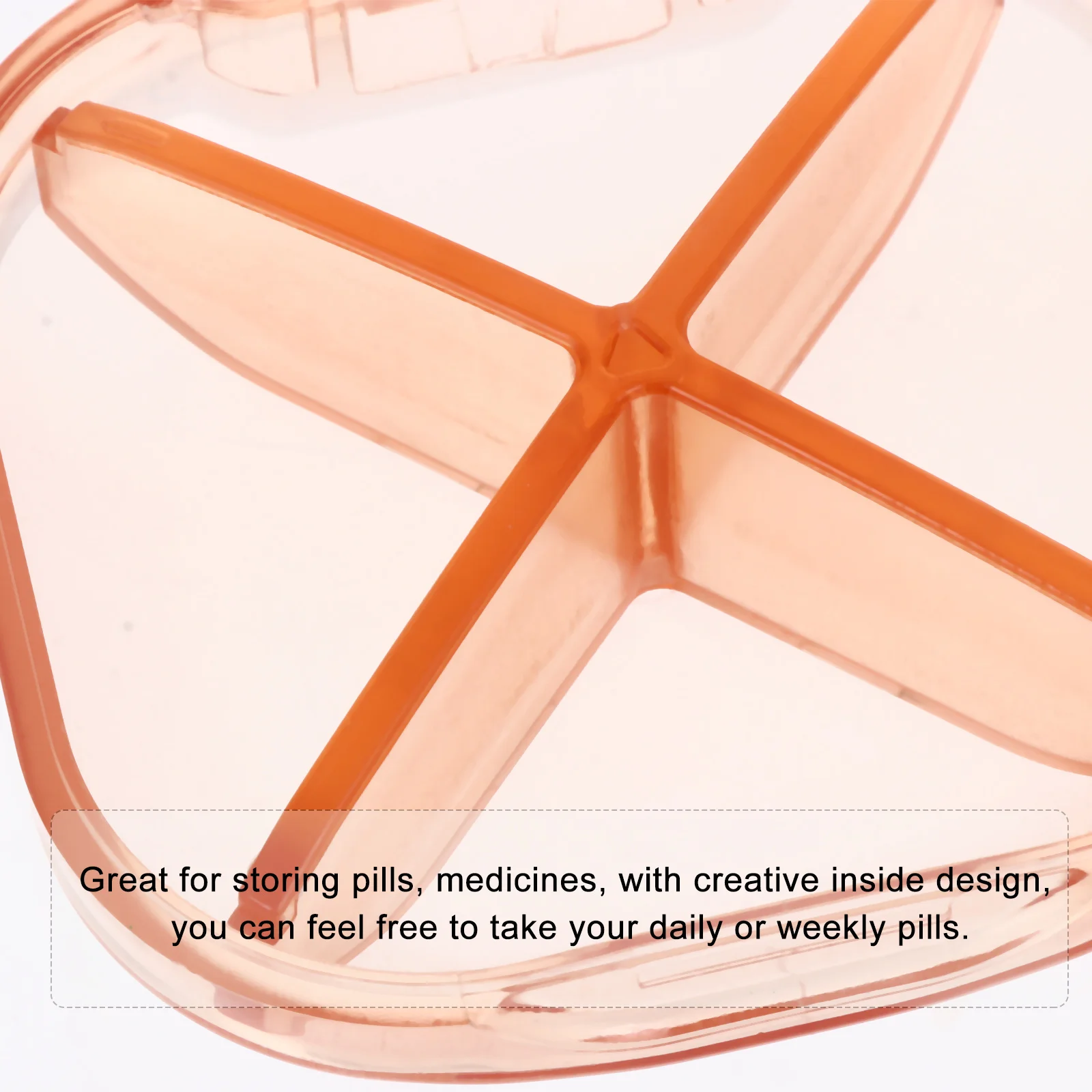 

2Pcs Durable Pill Holder Box Plastic Medicine Organizer Travel Tablet Container Tablet Organizer Plastic Pill Case