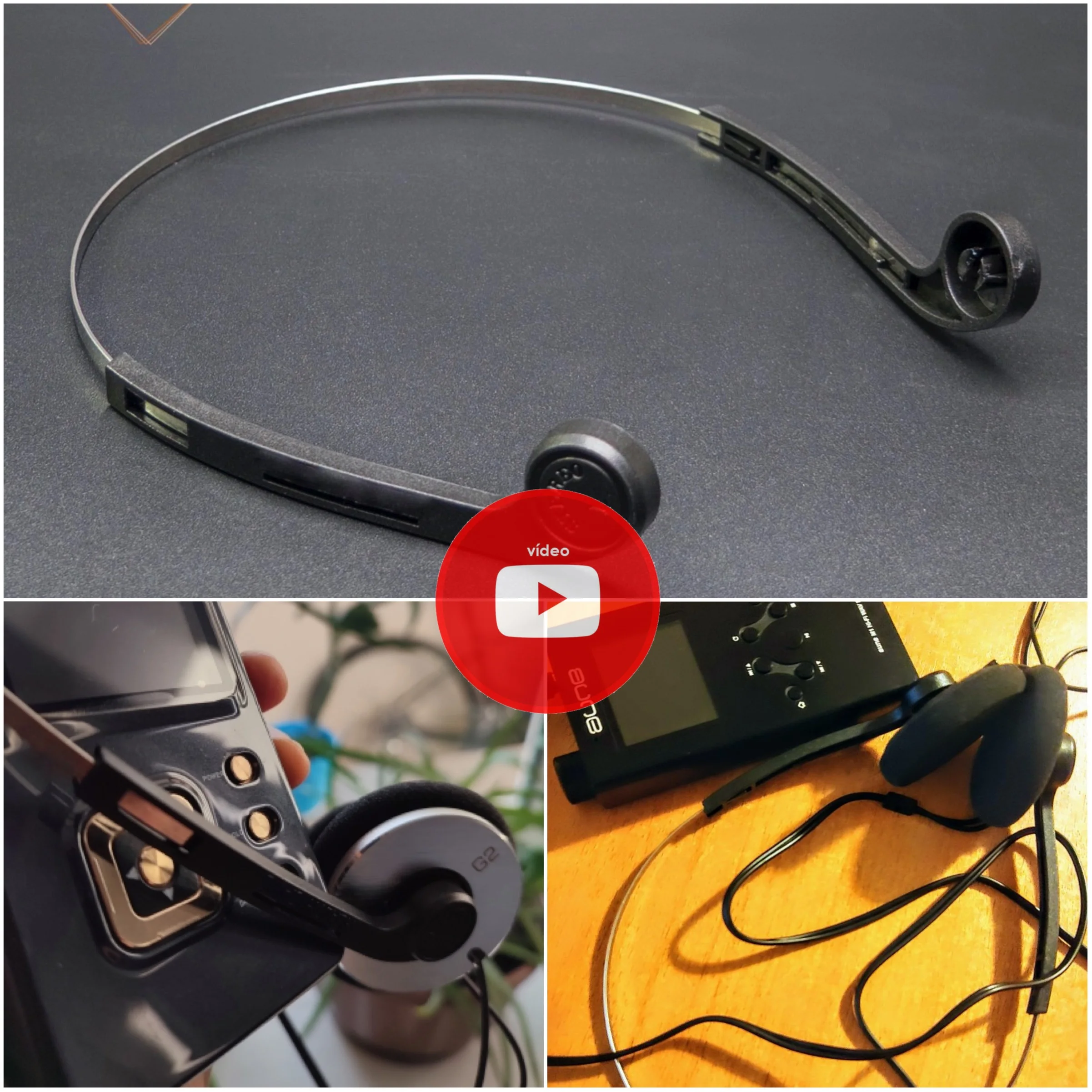 

Modded Headband Part For Yuin G1A G2A G1 G2 A Head Top Band Clip On Headphones