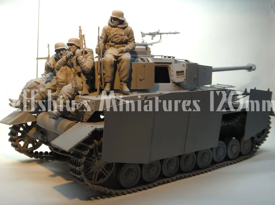 1/16  Resin Model Figure GK，No tanks, 6 Figure ,German,  Unassembled and unpainted kit