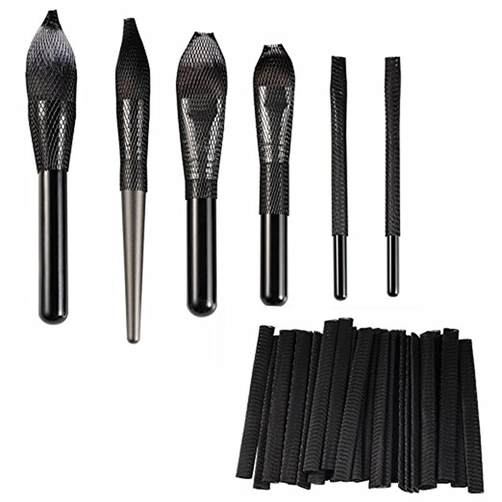 

100pcs Makeup Mesh Covers Brush Protectors Eco-Friendly Reusable Travel Brush Sleeves For Bristle Protection Keep Clean