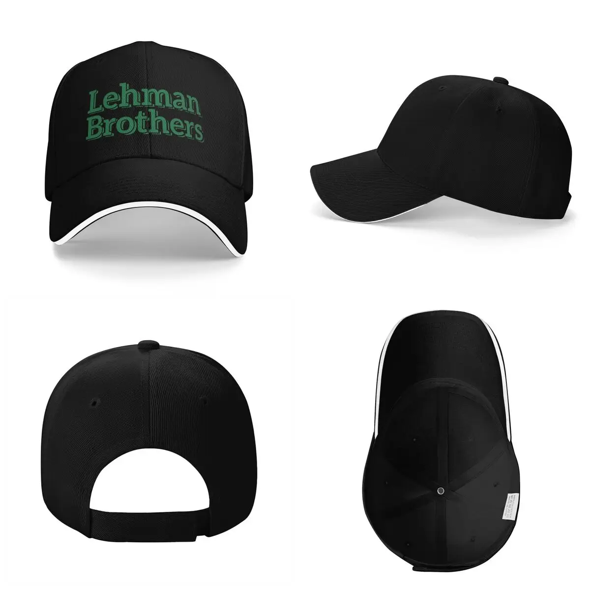 Unisex Baseball Hats Lehman Brothers Logo Outdoor Streetwear Summer Sports Baseball Caps Hip Hop Cap Casquette Hats