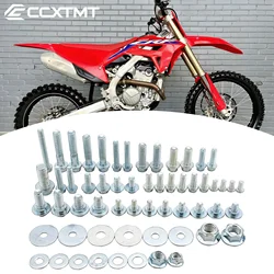 Motorcycles Fairing Fender Screw Bolt Kit Fastener Set For Honda CR125 CR250 CRF250R CRF450R CRF250X CRF450X CR CRF 125-500 2023