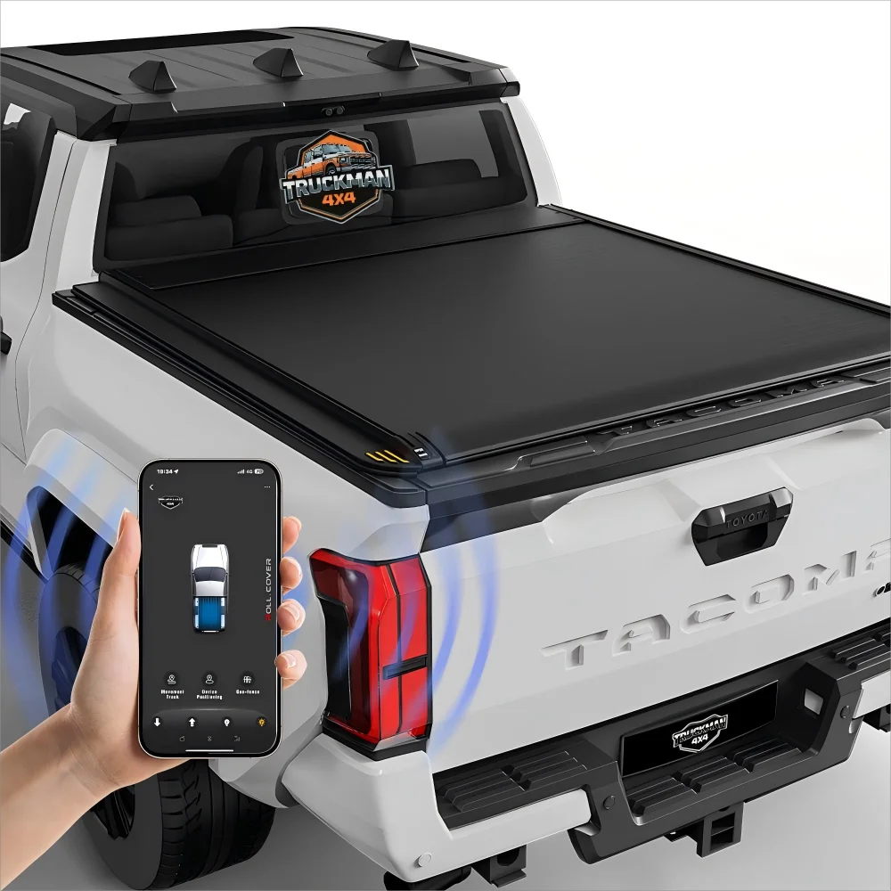 

High-Strength Electric Aluminum Alloy Retractable Tonneau Cover for for Tacoma Pickup Truck Bed Roller Shutter Design