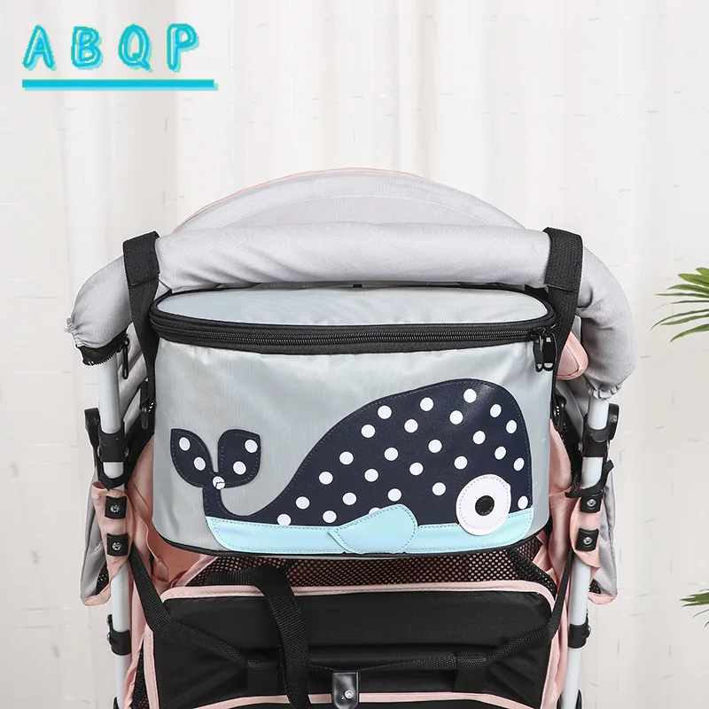 New Baby Stroller Bag Cartoon Fashionable Baby Bag Large Capacity Waterproof Portable Outdoor Waterproof Baby Stroller Bag