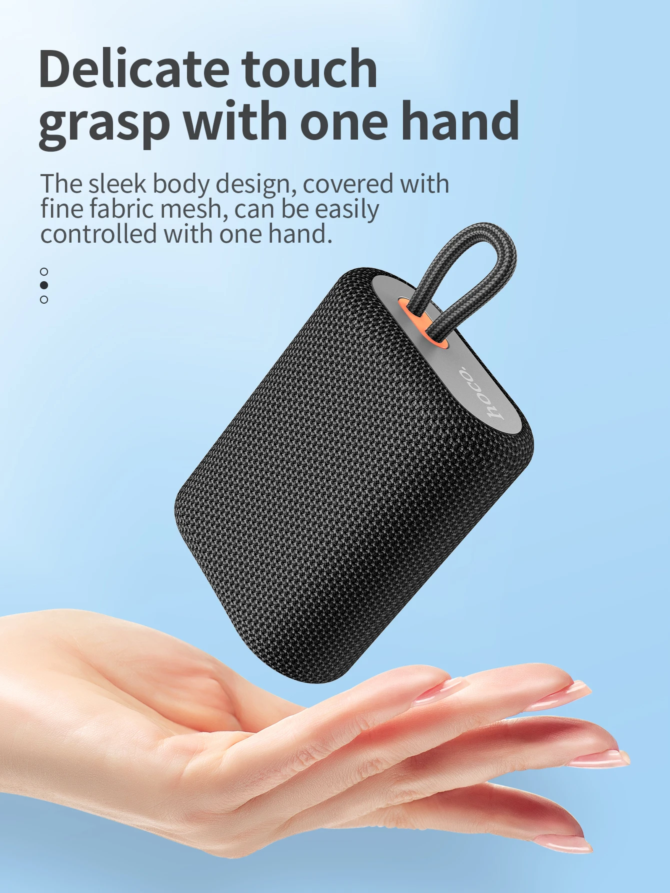 HOCO BS47 Sports Bluetooth Speakers Mini Portable Waterproof Outdoor Cycling Audio Bass Stereo Loudspeaker Support TF Card FM