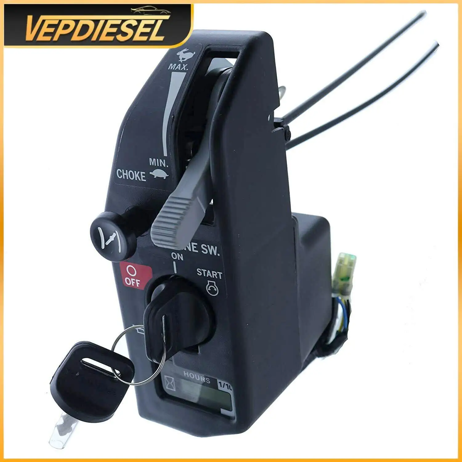 

Car Control Box Ignition Switch Assy W/2Pcs Keys for Honda Double Cylinder Generator AP03 GX630 GX690 10KW Generator Accessories