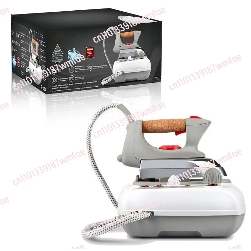 2000W High Power Steam Iron, EU Plug Household Electric Clothes Iron, Polished Aluminum Soleplate Professional Garment Iron