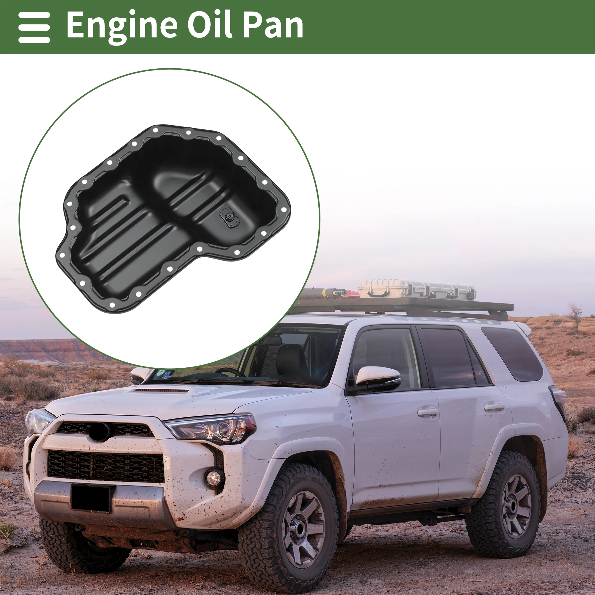 

UXCELL 1 шт. No 121210250130 Масляный поддон двигателя для Toyota 4Runner V8 4,7 л 2003-2009 Железный