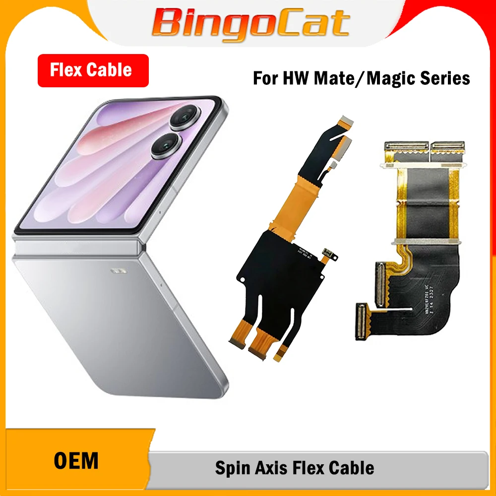 Spin Axis Flex Hinge Cable For Huawei Mate X XS X3 X5 XS2 Magic V2 V3 V5 VS2 VS3 Main Board LCD Connector Rotary Shaft Flex