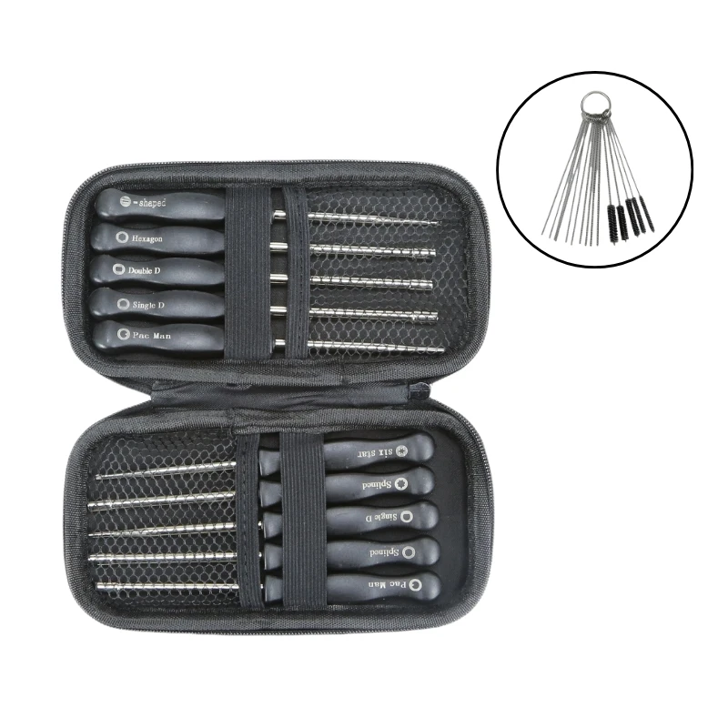 Herramienta de ajuste de carburador, juego de enchufe hexagonal individual D doble D, Kit de destornillador, afinación de carburador pequeño, 10 Uds.