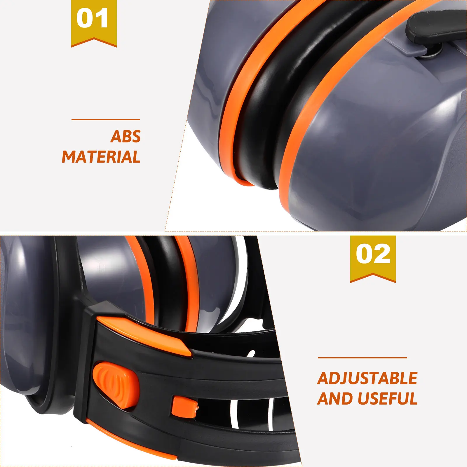 Reliable Noise Reduction Earmuff for Hearing Protection in Workshop Shooting Study Environments Adjustable Design Soft Cushion