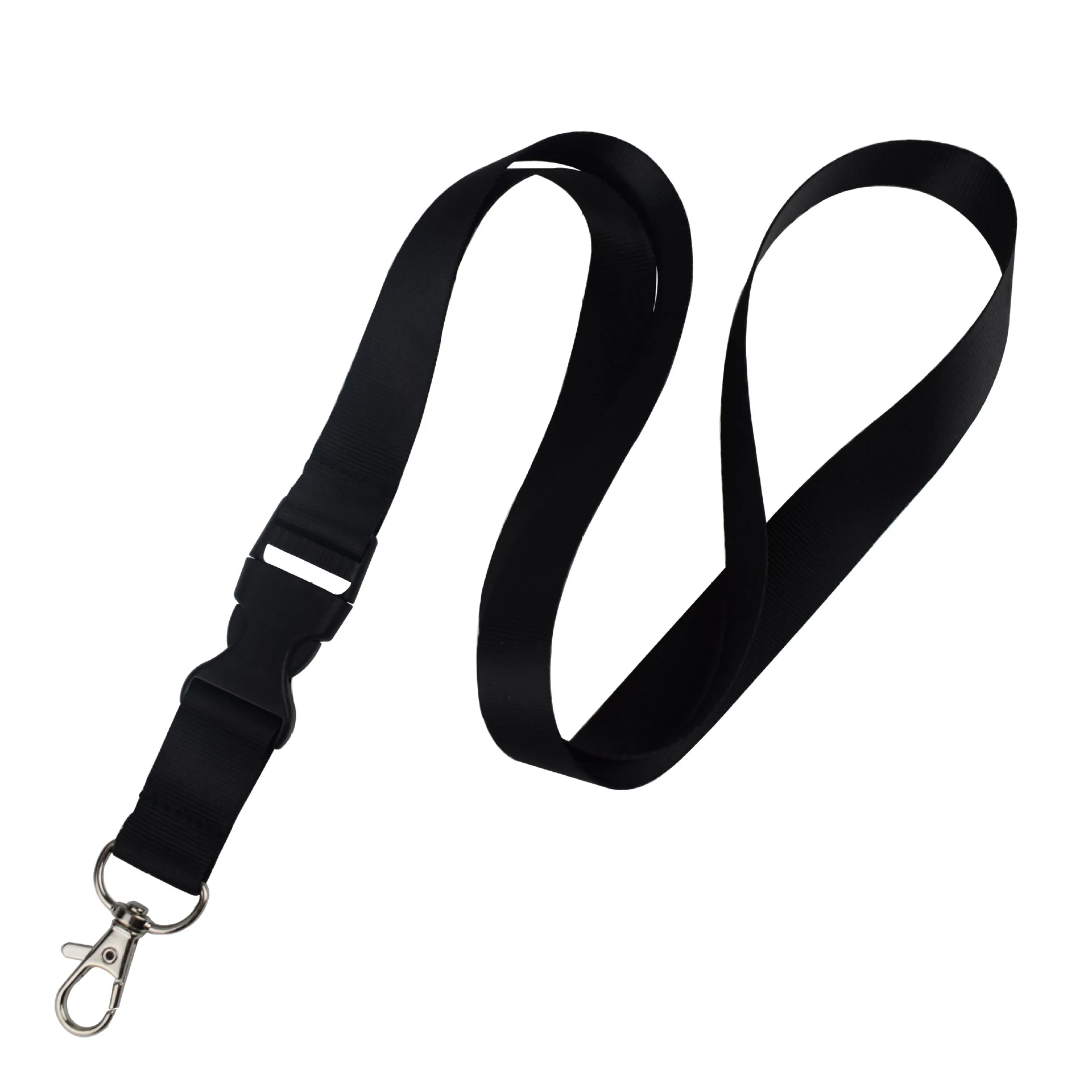 

25Pcs Pure Black Lanyard For Mar In