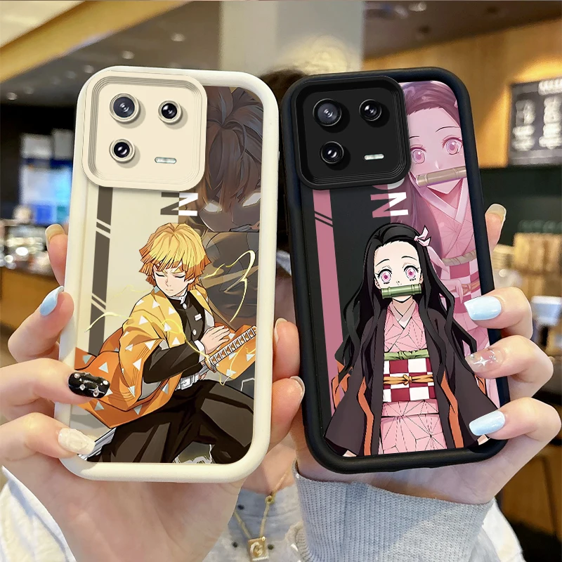 

Demon Slayer Kokushibo Anime Phone Case for XiaoMi 14 13 12 11T Pro 13 12 11 Lite Poco F6 F5 X5 X3 Pro FE Shockproof Back Cover