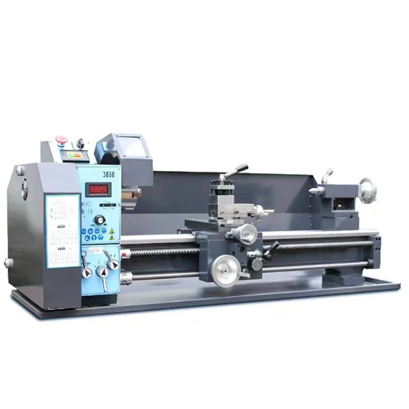 

Mini Metal Lathe, 1100W 220MMx750MM Variable-Speed Metal Lathe RPM Metal Milling Machine Digital Milling