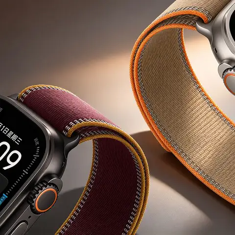 Trail Loop Correa For Apple Watch Ultra 4-3 49mm Series 12 11 42 46mm Alpine Nylon iWatch 44mm 45mm 40mm 41mm SE 10 9 8 7 SE 6
