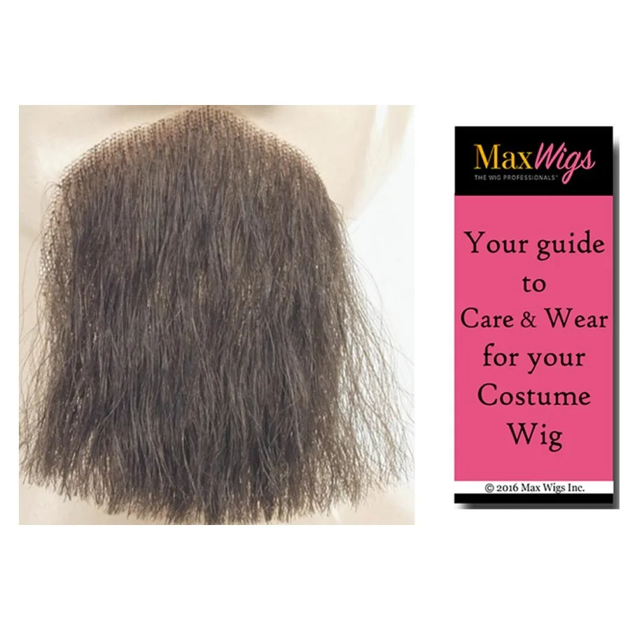 1 نقطة خصم Goatee اللون LT BROWN الاصطناعية الدانتيلBacked اليدوية وهمية حزمة شعر الوجه لارتداء الأزياء مع تكلفة ماكس الباروكات