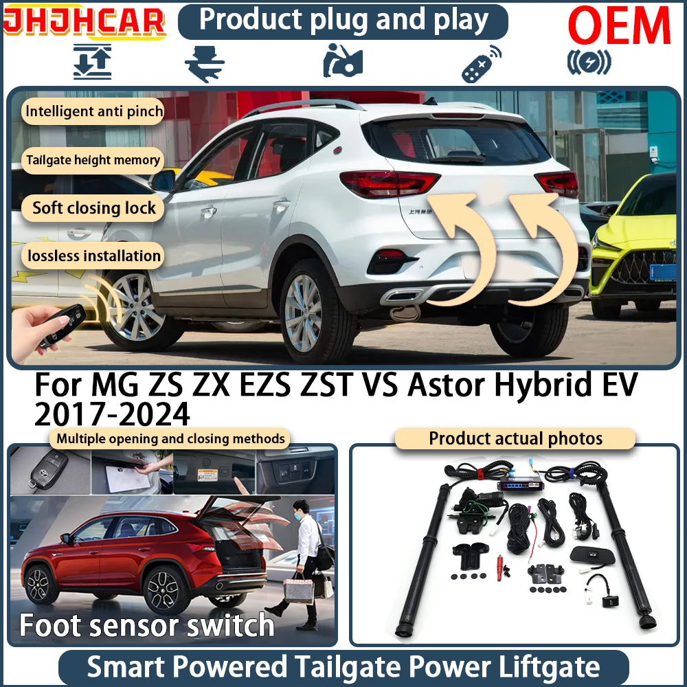 Smart Electric Powered Tailgate For MG ZS ZX EZS ZST VS Astor Hybrid EV 2017-2024 Power Liftgate System Key Remote Control Trunk