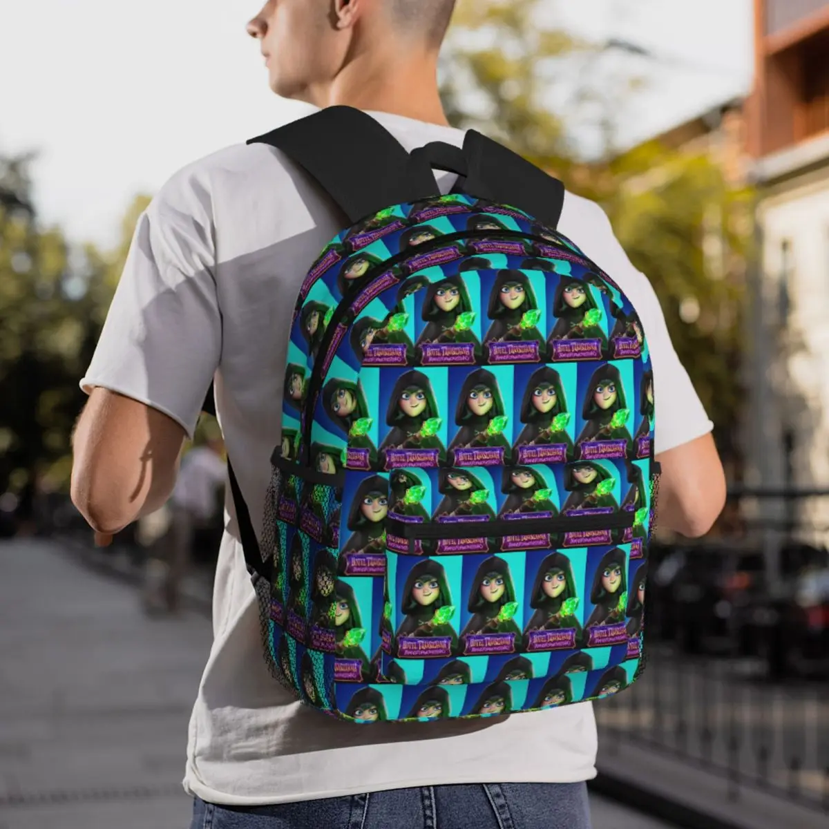 

Hotel Transylvania Student Backpack School Bag Hiking Travel Daypack for Men Women Fashion Bookbag Shoulder Bags