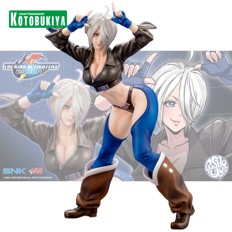 

Original Kotobukiya GAME Bishojo Angel THE KING OF FIGHTERS 2001 Anime Figure PVC 20cm Collectible Model Satuette Ornament Gift