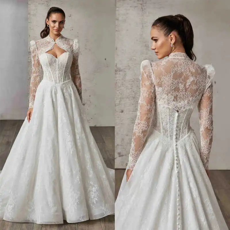 bolero-de-mariee-moderne-chale-a-col-montant-et-manches-longues-avec-appliques-en-dentelle-accessoires-de-robes-de-mariee-personnalisable