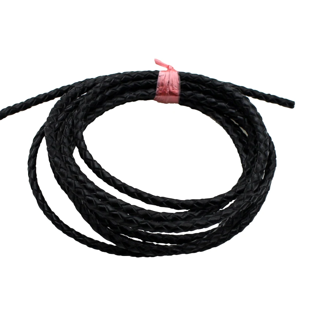 

Rope Bracelet Making 3 MM Round Elastic Cord Accessories Jewelry DIY Craft GiftsVintage PU Cord Handmade Supplies
