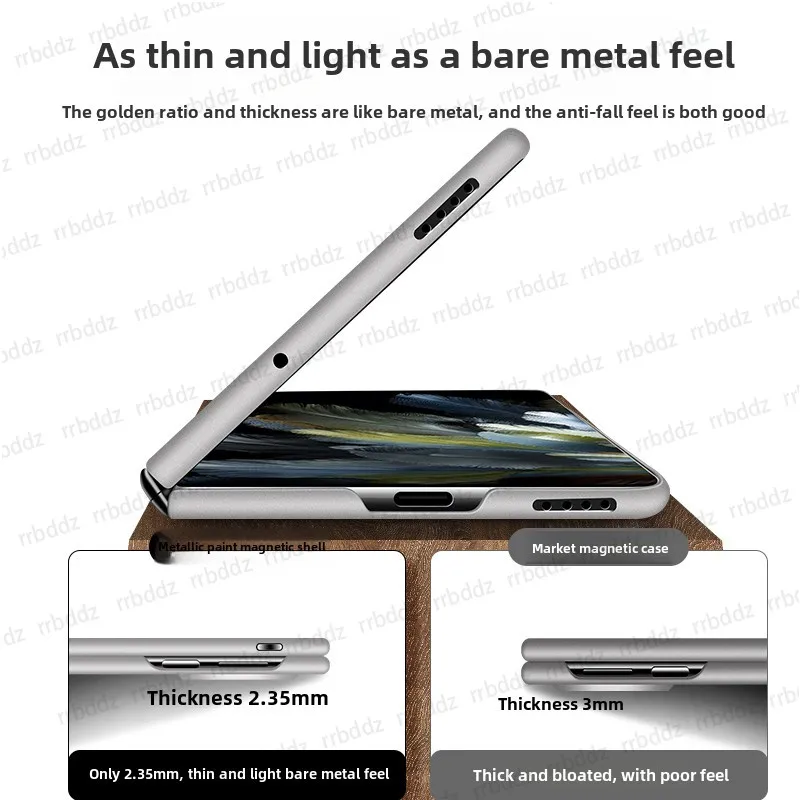Slim Bezels For Magsafe Magnetic Phone Case for OPPO Find N3 N2 OnePlus Open thin Hard Camera Protect Cover