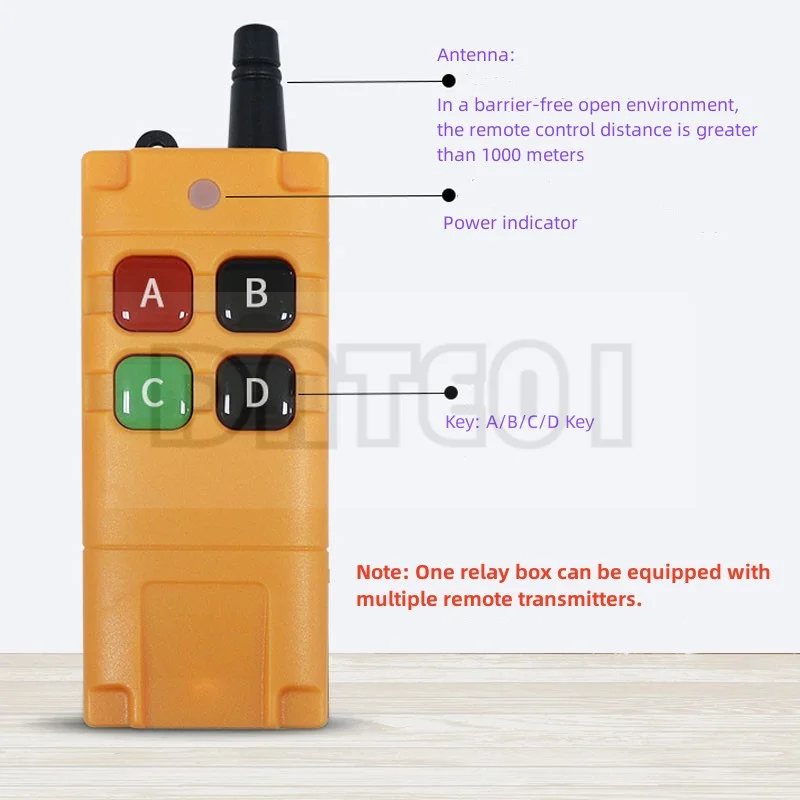 6 Way 40A Wireless Remote Control Electromagnetic Magnetic Relay Fuse Box  Wire Safety Box Modified Vehicles12v24v Car Relay