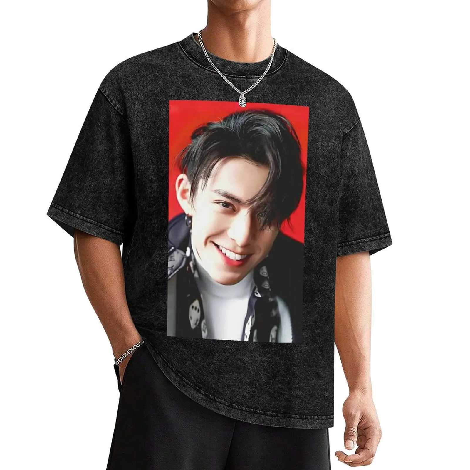 Dylan Wang - Meteor Garden T-Shirt animal prinfor boys rapper graphic tees anime tshirt anime T-shirts for men cotton